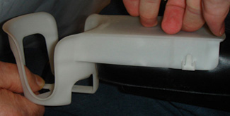 3d printed original concept cup holder design, too shallow